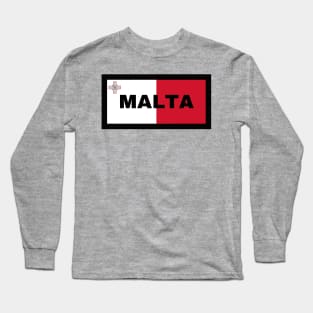 Malta in Maltese Flag Long Sleeve T-Shirt